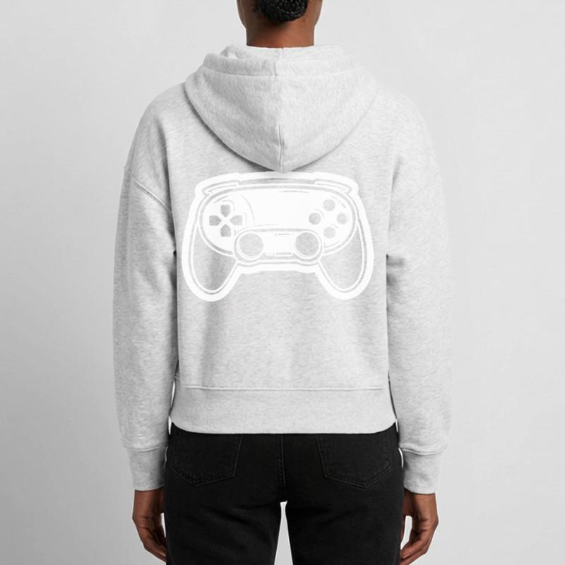 Video Game Controller Drawing Stanley/Stella Boxy Women’s Organic Zip Hoodie Ida