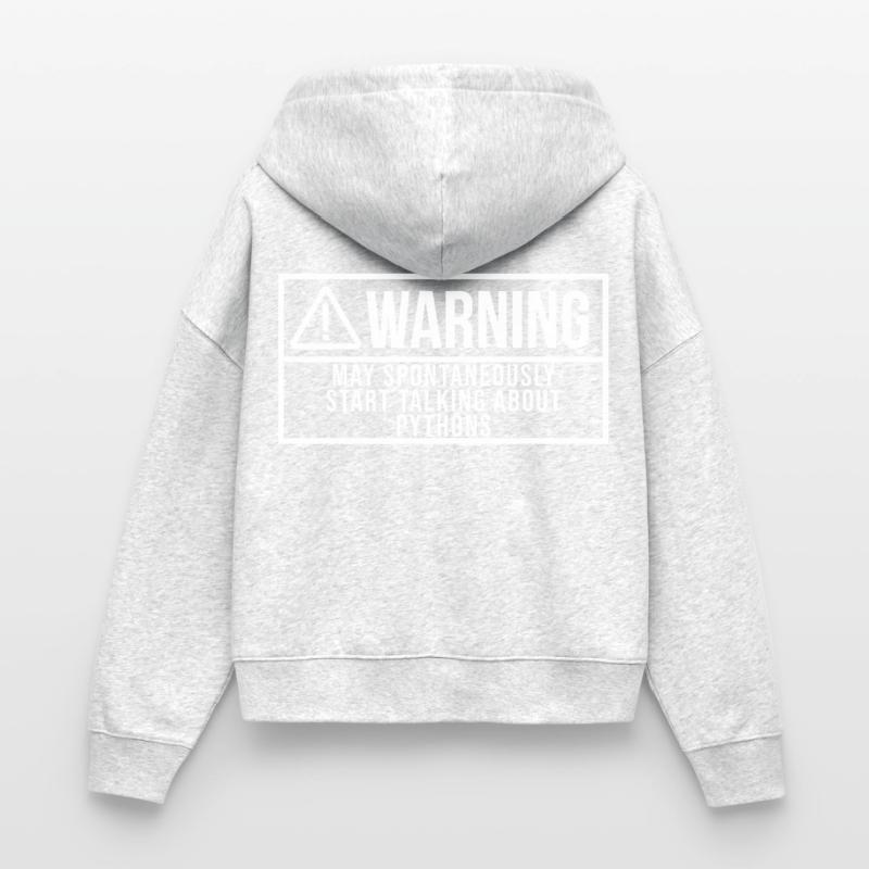 Python Stanley/Stella Boxy Women’s Organic Zip Hoodie Ida