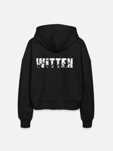 Witten - Stanley/Stella Boxy Frauen Bio Zip Hoodie Ida - Schwarz