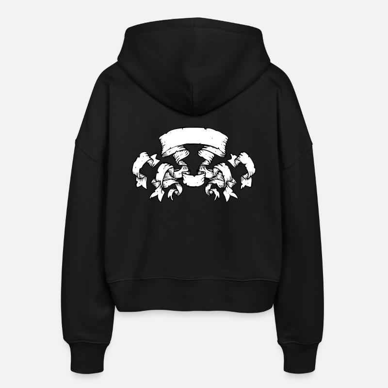 Bannière d’élément de bijoux >> Vectorgraphic - Veste à capuche bio Ida Stanley/Stella Femme - noir