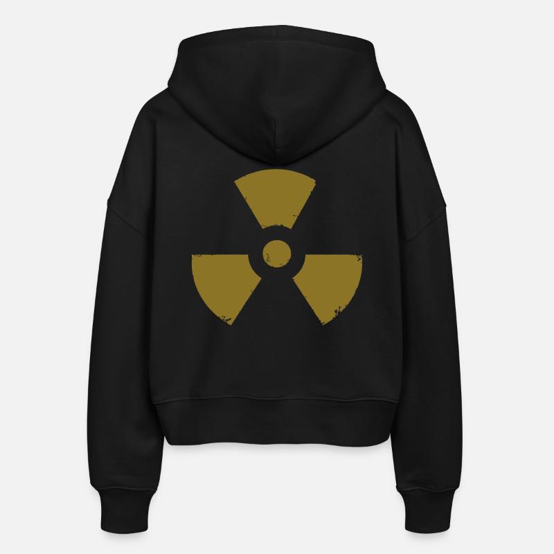 ATOMIC RADIOACTIVE - Veste à capuche bio Ida Stanley/Stella Femme - noir