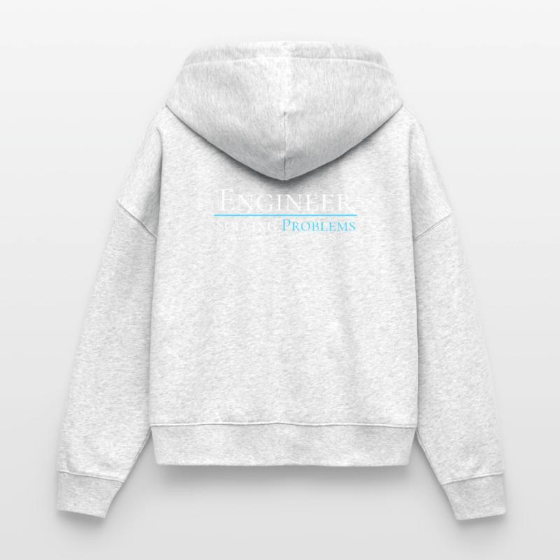 Engineer - Solving Problems - Engineering Shirt Stanley/Stella Boxy Women’s Organic Zip Hoodie Ida