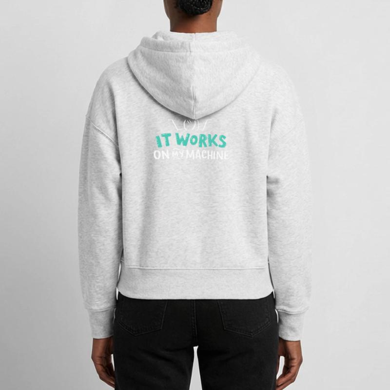 Coder Coder Informatique Développeur T-Shirt Veste à capuche bio Ida Stanley/Stella Femme