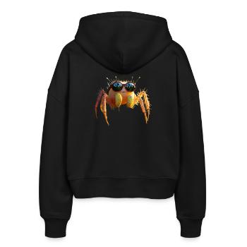 Araignée Tarentule Amour Arachnide Araignées - Veste à capuche bio Ida Stanley/Stella Femme - noir - Dos - AI Model Female 172 light (172cm)