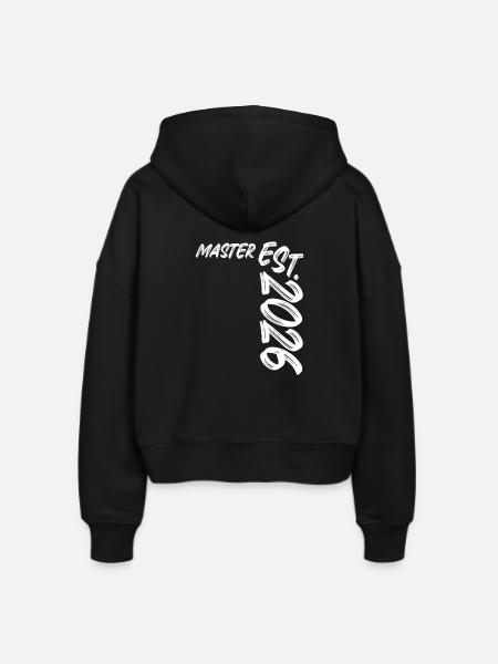 Master Est. 2026 - Stanley/Stella Boxy Frauen Bio Zip Hoodie Ida - Schwarz