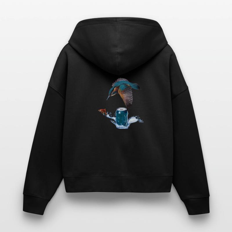 Eisvogel Stanley/Stella Boxy Frauen Bio Zip Hoodie Ida