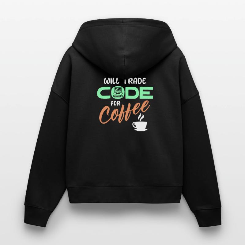 Programmierer Developer Code Statement Computer Stanley/Stella Boxy Frauen Bio Zip Hoodie Ida