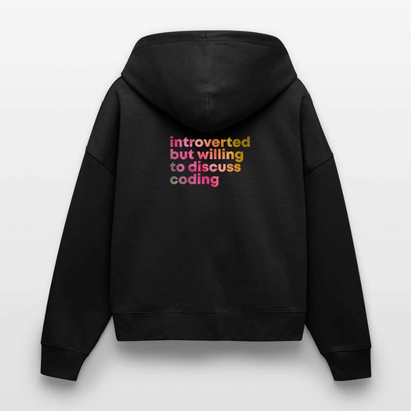 Coding Coding Coding Stanley/Stella Boxy Women’s Organic Zip Hoodie Ida