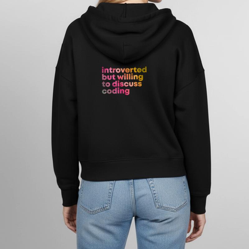 Coding Coding Coding Stanley/Stella Boxy Women’s Organic Zip Hoodie Ida