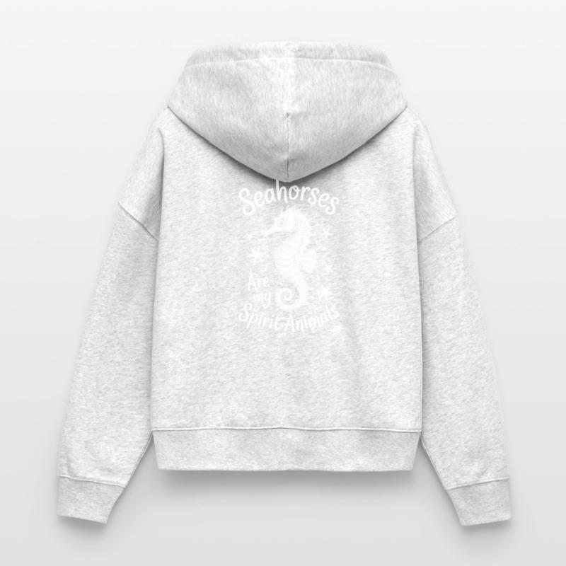 Seepferdchen Spruch Lustiges Seepferdchen Geschenk Stanley/Stella Boxy Frauen Bio Zip Hoodie Ida