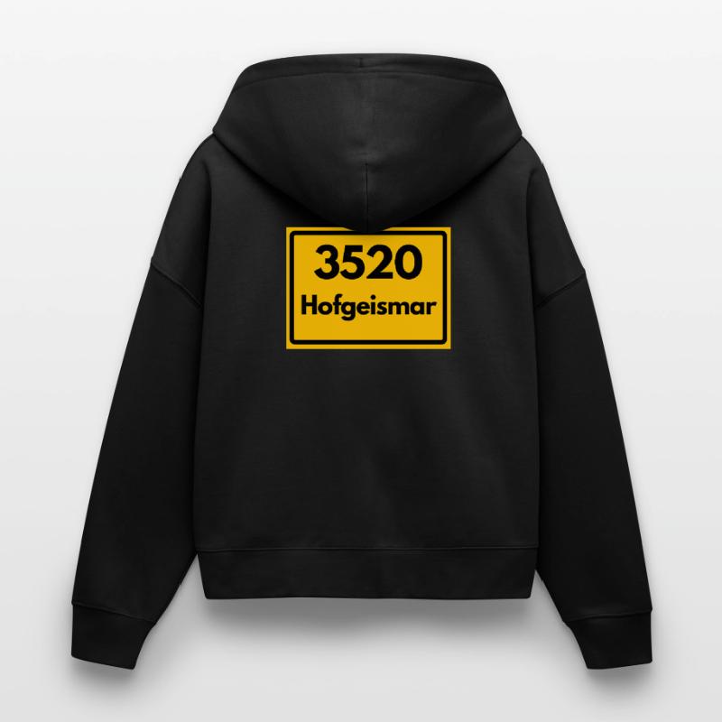OLD POSTCODE POSTCODE RETRO 3520 HOFGEISMAR Stanley/Stella Boxy Women’s Organic Zip Hoodie Ida