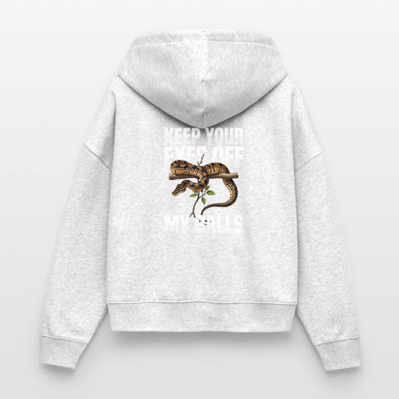 Python roi Serpents Amateurs de terrarium Python Veste à capuche bio Ida Stanley/Stella Femme