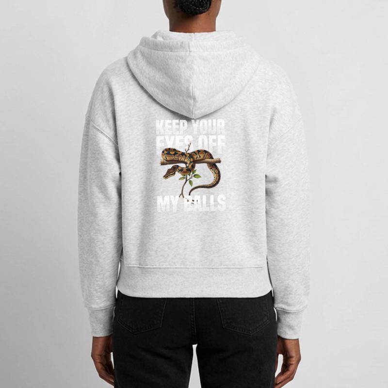 Python roi Serpents Amateurs de terrarium Python Veste à capuche bio Ida Stanley/Stella Femme