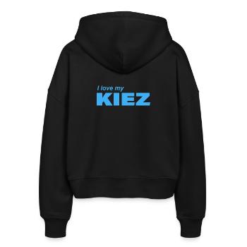 J’ADORE MON KIEZ - Veste à capuche bio Ida Stanley/Stella Femme - noir - Dos - AI Model Female 172 light (172cm)