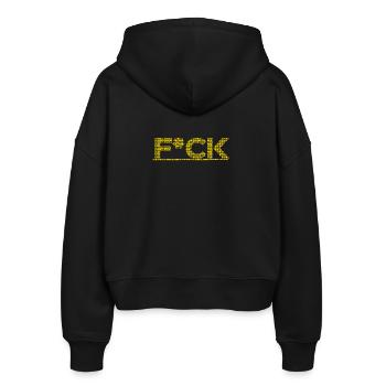 keep calm - Stanley/Stella Boxy Frauen Bio Zip Hoodie Ida - Schwarz - Hinten - AI Model Female 172 light (172cm)