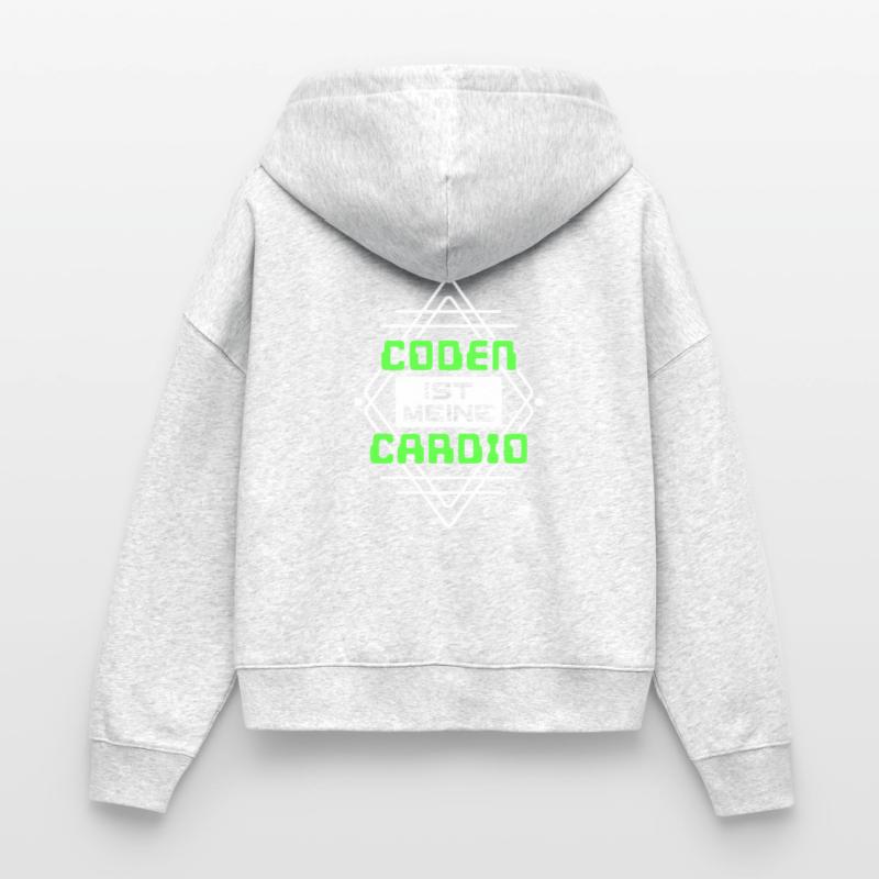 Coden Statement Developer Computerfreak Skripting Stanley/Stella Boxy Frauen Bio Zip Hoodie Ida