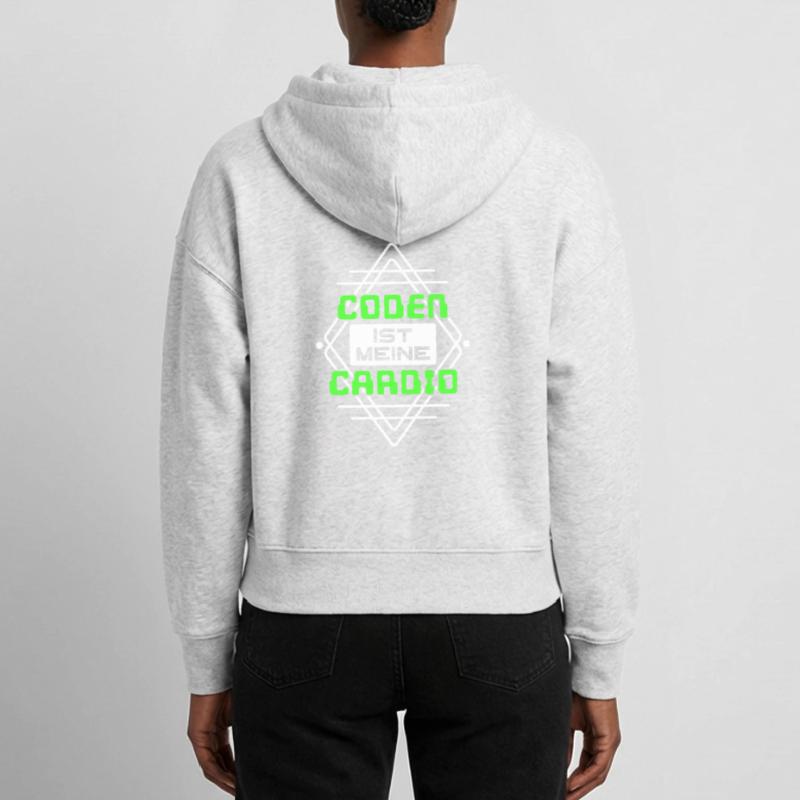 Coden Statement Developer Computerfreak Skripting Stanley/Stella Boxy Frauen Bio Zip Hoodie Ida
