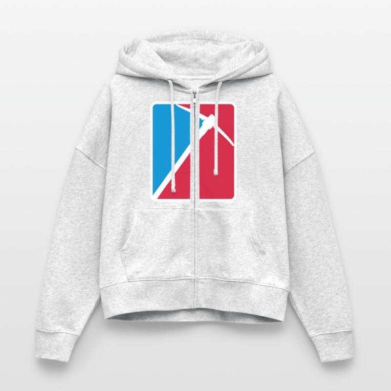 angular pickaxe pickaxe mining mining hammer ax to Stanley/Stella Boxy Women’s Organic Zip Hoodie Ida