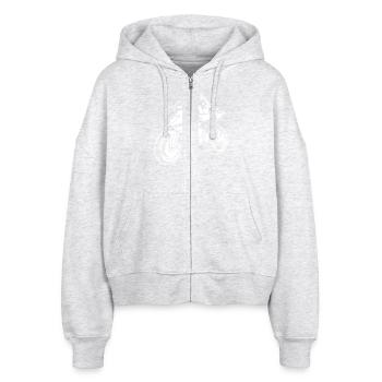 Superbike HP4 - Veste à capuche bio Ida Stanley/Stella Femme - blanc chiné - Devant - AI Model Female 172 dark (172cm)