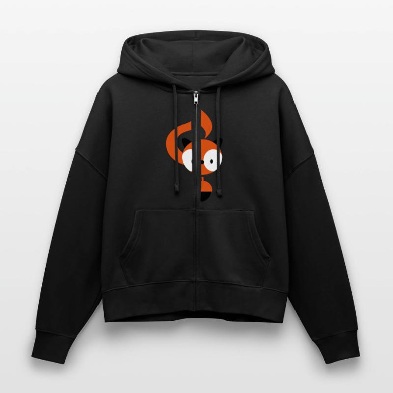 eichhoernchen_3f Stanley/Stella Boxy Frauen Bio Zip Hoodie Ida