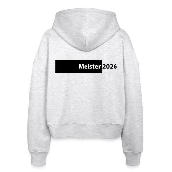 Champion 2026 Championship - Stanley/Stella Boxy Women’s Organic Zip Hoodie Ida - heather white - Back - AI Model Female 172 dark (172cm)