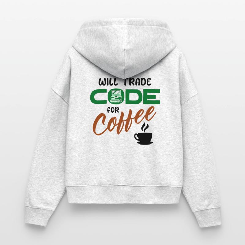 Développeur de déclaration de code Computerfreak Informatik Veste à capuche bio Ida Stanley/Stella Femme