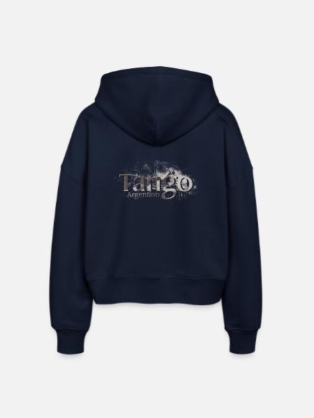 tango - Stanley/Stella Boxy Frauen Bio Zip Hoodie Ida - Navy