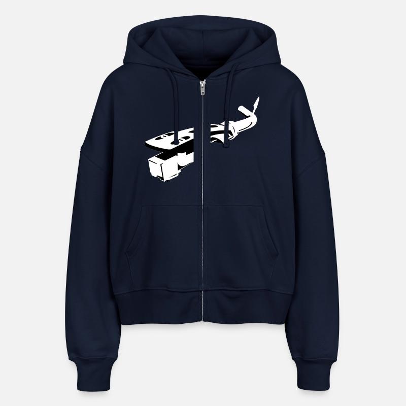 Bras - Veste à capuche bio Ida Stanley/Stella Femme - marine