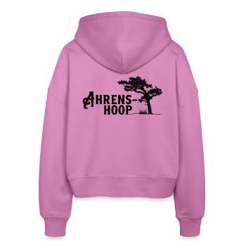 Ahrenshoop, Perle der Ostsee - Stanley/Stella Boxy Frauen Bio Zip Hoodie Ida - Pink - Hinten - AI Model Female 172 light (172cm)
