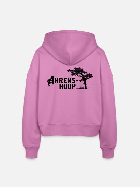 Ahrenshoop, Perle der Ostsee - Stanley/Stella Boxy Frauen Bio Zip Hoodie Ida - Pink