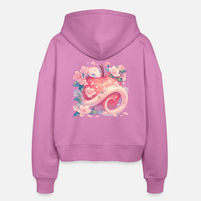 Knowledge - Veste à capuche bio Ida Stanley/Stella Femme - rose