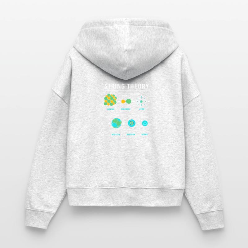 Quantum Physics Quantum Physics Quantum Leap Stanley/Stella Boxy Women’s Organic Zip Hoodie Ida