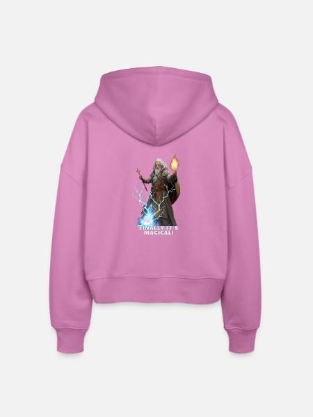 Magier - Stanley/Stella Boxy Frauen Bio Zip Hoodie Ida - Pink