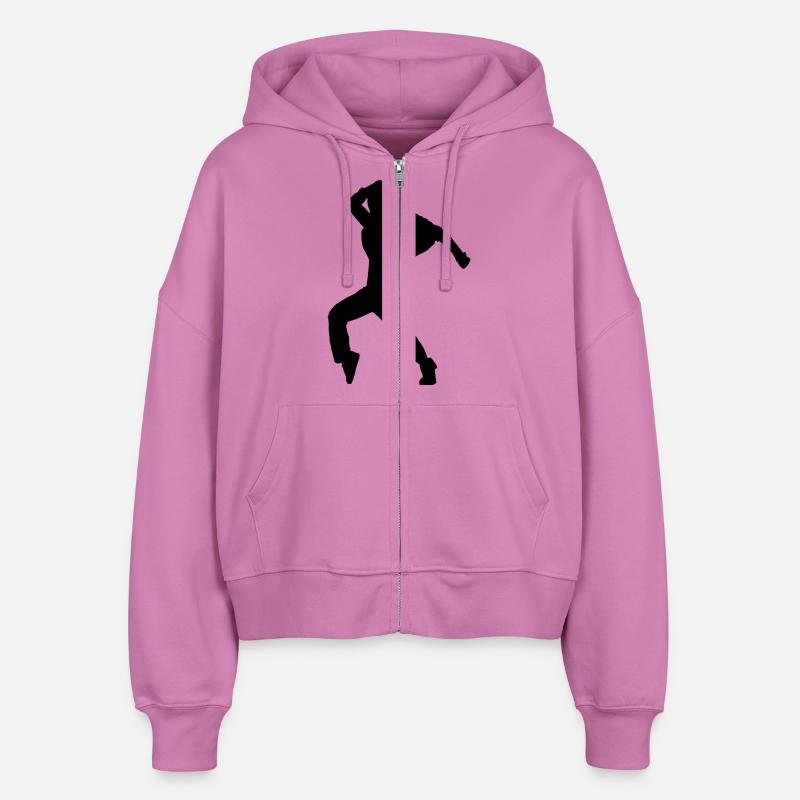 hip hop dancer - Veste à capuche bio Ida Stanley/Stella Femme - rose