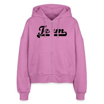 Team - Veste à capuche bio Ida Stanley/Stella Femme - rose - Devant - AI Model Female 172 light (172cm)