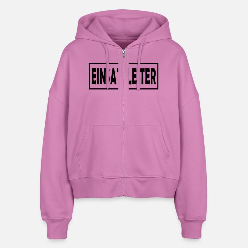 Directeur des opérations 01 - einfarb - Veste à capuche bio Ida Stanley/Stella Femme - rose