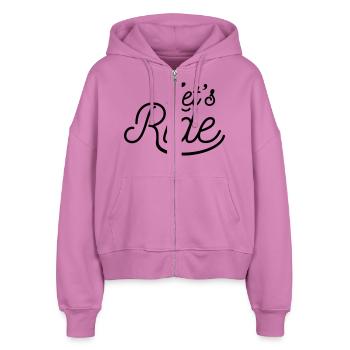 Laissez BB´s skateboard monter vélo vélo moto - Veste à capuche bio Ida Stanley/Stella Femme - rose - Devant - AI Model Female 172 light (172cm)
