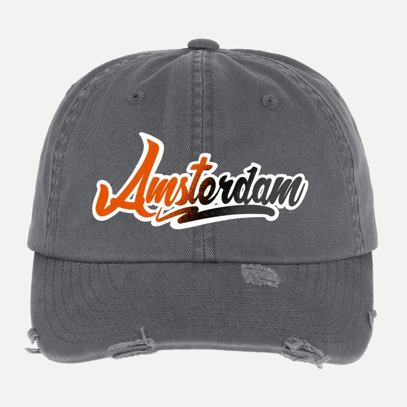 Amsterdam Casquette vintage effet usé Flexfit