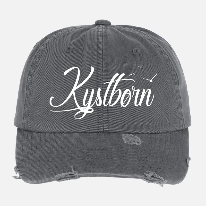 Kystbørn - Enfant côtier Casquette vintage effet usé Flexfit