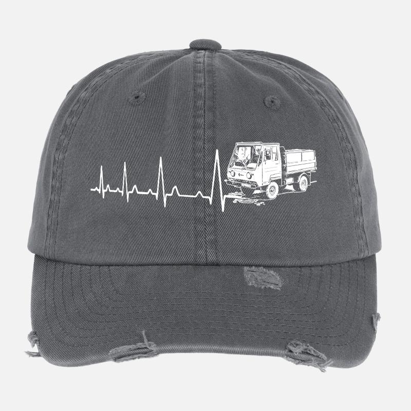 Herzschlag - Multicar M25 Flexfit Vintage Destroyed Cap