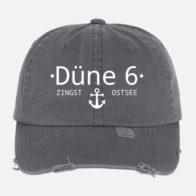 Zingst Ostsee Flexfit Vintage Destroyed Cap