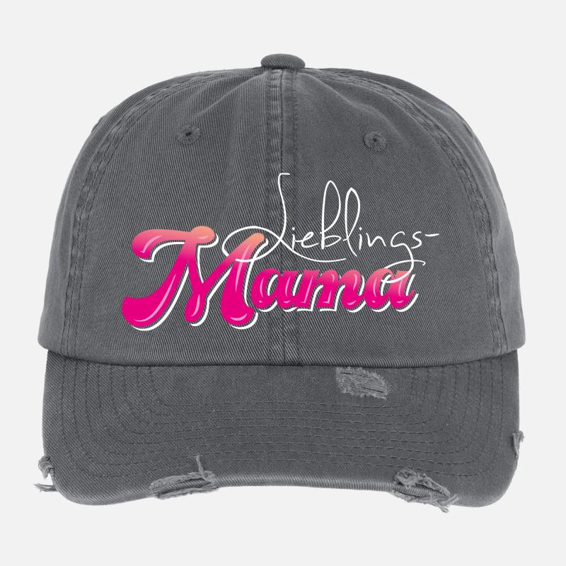 Lieblingsmama - Muttertag Flexfit Vintage Destroyed Cap