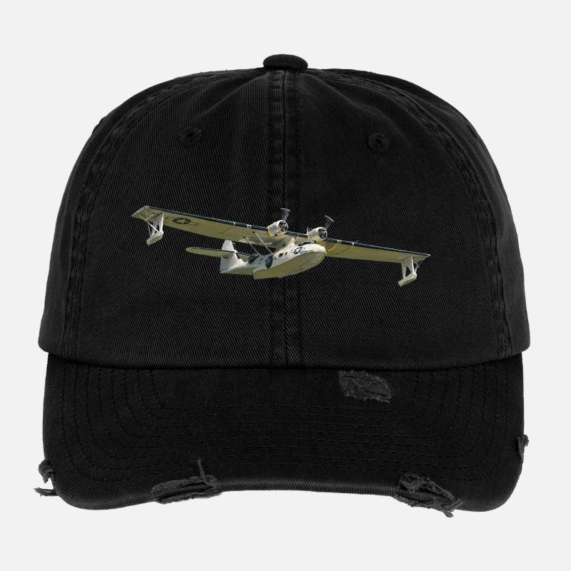 PBY Catalina Casquette vintage effet usé Flexfit