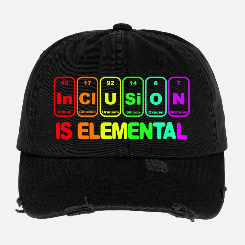 L’inclusion est élémentaire # Casquette vintage effet usé Flexfit