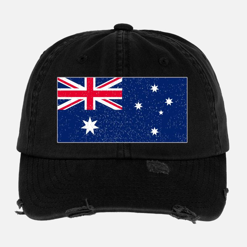 Australia Flexfit Vintage Destroyed Cap