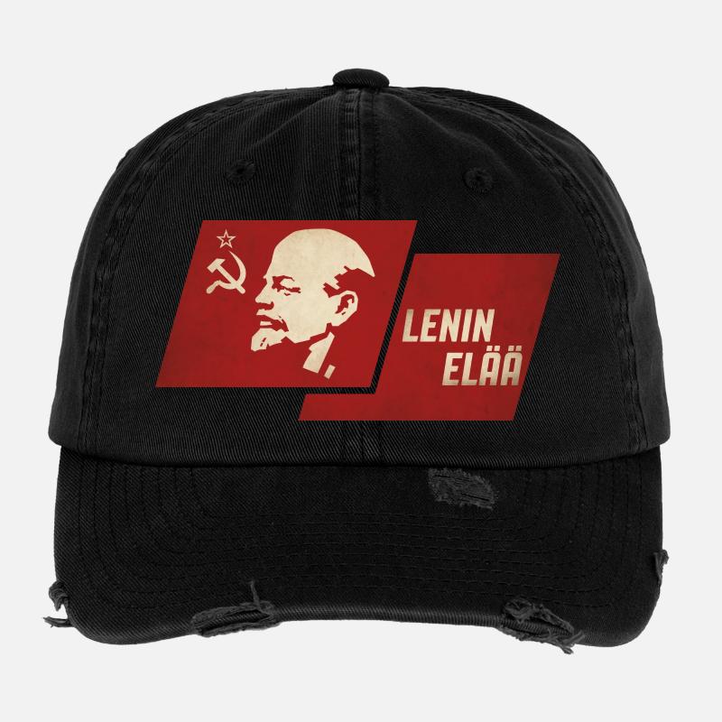 Lenin lives Flexfit Vintage Destroyed Cap