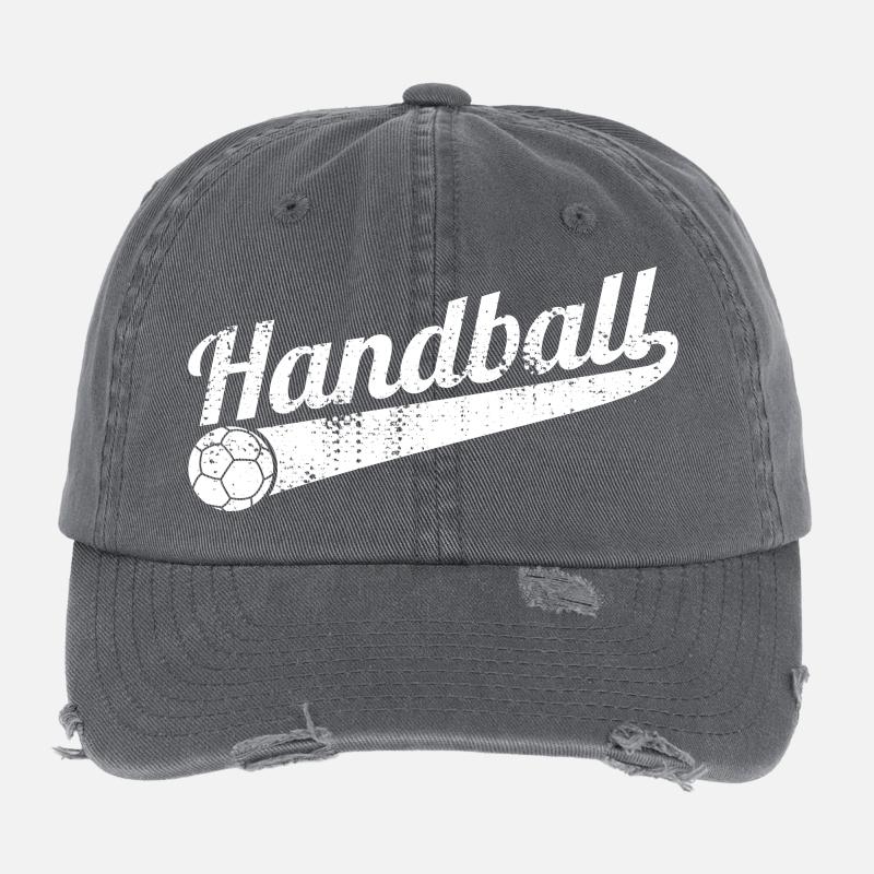 Lustiger Handball Flexfit Vintage Destroyed Cap