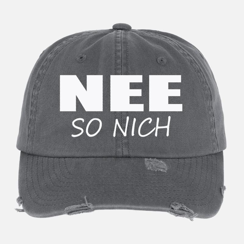 NON, PAS COMME ÇA Casquette vintage effet usé Flexfit