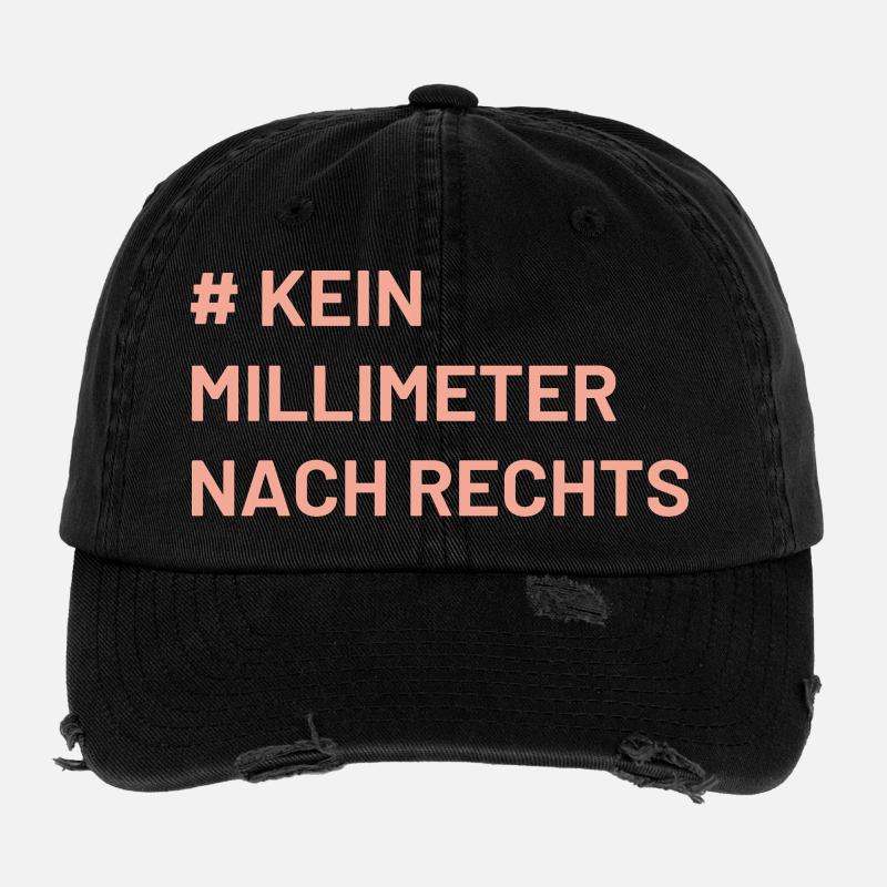 Antifa Mindset pas un millimètre à droite Casquette vintage effet usé Flexfit