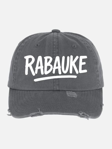 Loubard - Casquette vintage effet usé Flexfit - charbon - Devant